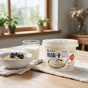 利园牧场奶皮子原味酸奶奶昔136克