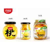 喜盈盈一口鲜活当季现摘黄桃罐头