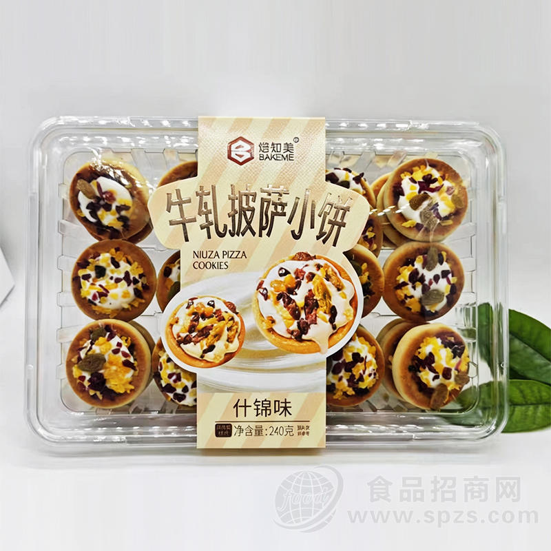 焙知美牛轧披萨小饼什锦味糕点240克