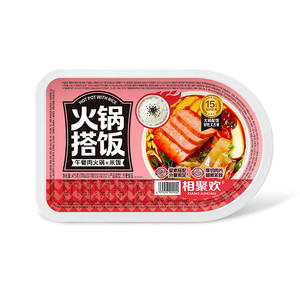 相聚欢午餐肉火锅+米饭方便食品475克