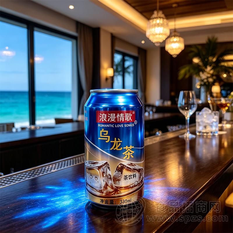 浪漫情歌乌龙茶茶饮料330ml罐装饮料