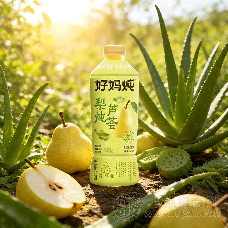 好妈炖梨炖芦荟饮料1.25L