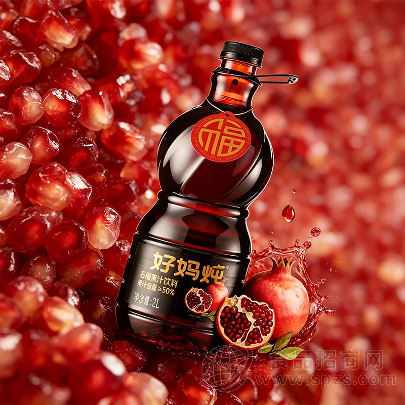 好妈炖石榴果汁饮料2L