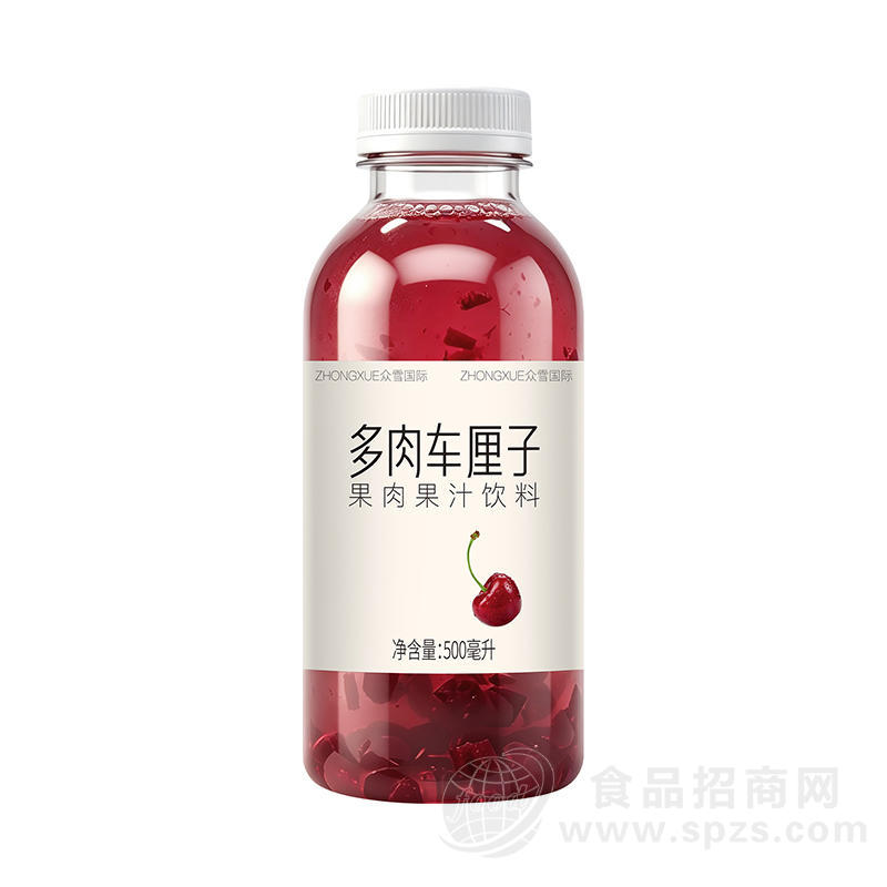 众雪多肉车厘子果肉果汁饮料500ml