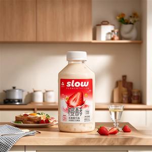 益正元慢酵乳酸菌饮品草莓味460ml
