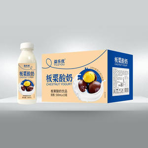 益乐优板栗酸奶饮品饮料500mlx15瓶