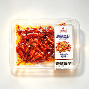 湘满天劲辣鱼仔小鱼仔150克鱼制品休闲零食