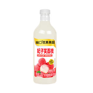 葡口优果果园妃子笑荔枝复合果汁饮品1.25L
