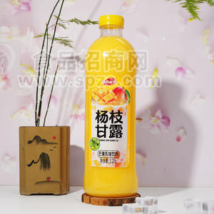 满芬鲜言杨枝甘露芒果乳味饮料1.25L