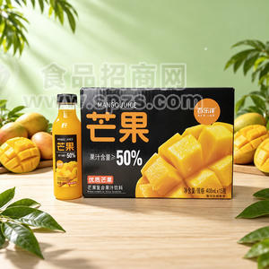 百乐洋芒果复合果汁饮料408mlx15瓶