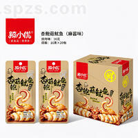 辣小优杏鲍菇鱿鱼麻酱味休闲食品16克x20包