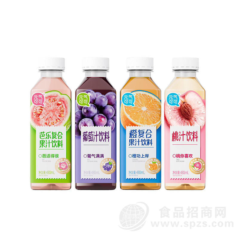 元气可可复合果汁饮料480ml瓶装招商