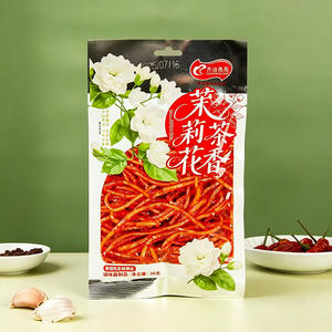 齐治亮亮茉莉花茶香茉莉花茶味辣丝36克辣条休闲食品