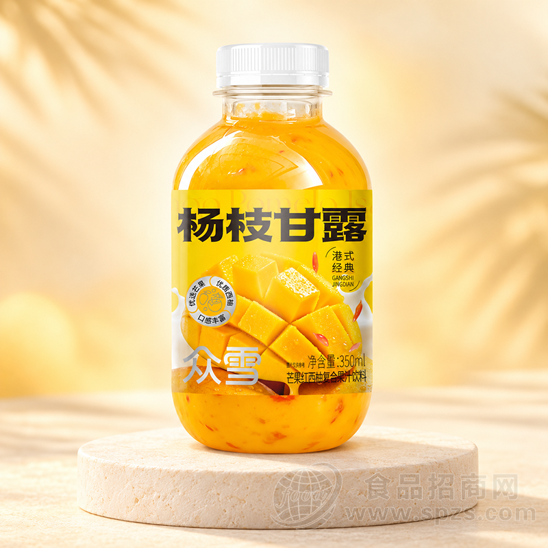 众雪杨枝甘露芒果红西柚复合果汁饮料350ml