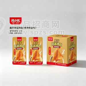 辣小优魔芋麻酱爆肚香辣麻酱味休闲零食18克x20包