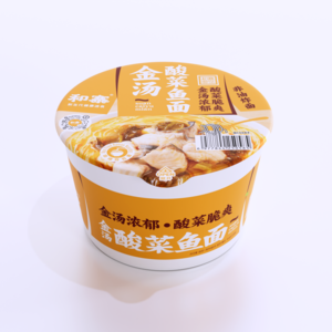 和寨金汤酸菜鱼面非油炸方便速食盒装招商161g