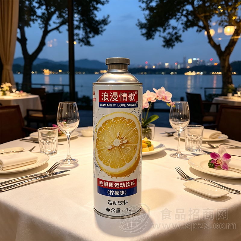 浪漫情歌电解质运动饮料柠檬味运动饮料1L