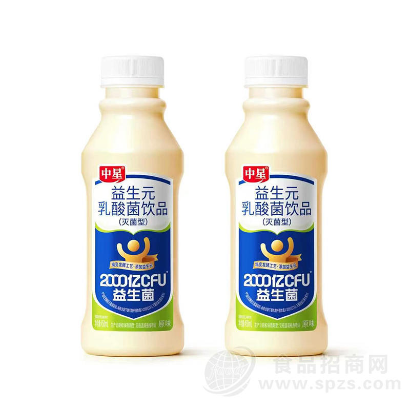 中星益生元乳酸菌饮品灭菌型450ml