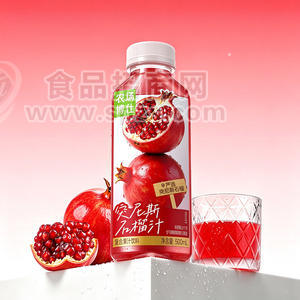 农场博仕突尼斯石榴汁复合果汁饮料500ml